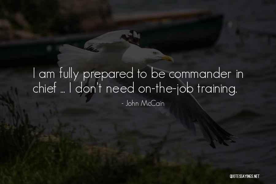 Job Training Quotes By John McCain