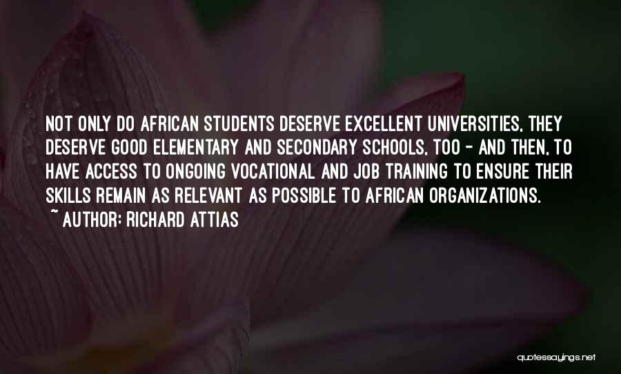 Job Training Quotes By Richard Attias
