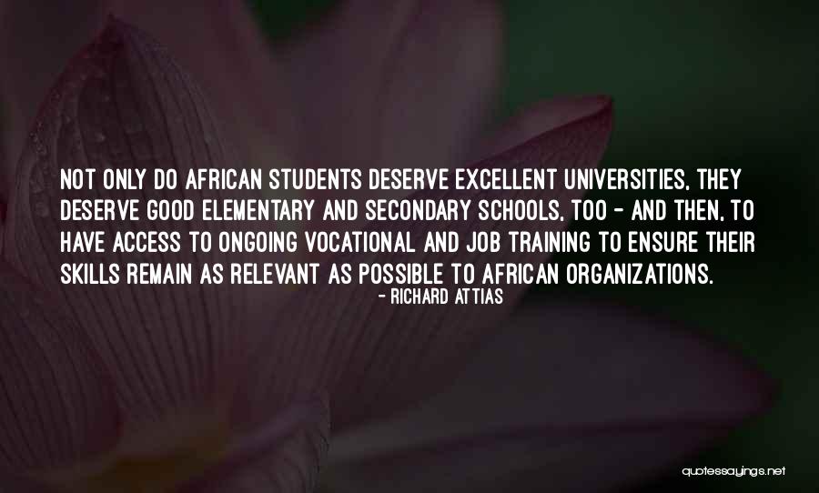 Job Training Quotes By Richard Attias