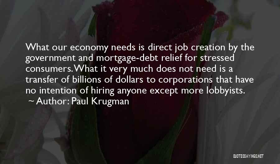 Job Transfer Quotes By Paul Krugman