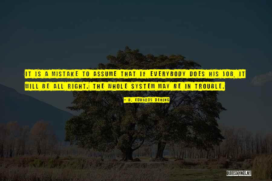 Job Trouble Quotes By W. Edwards Deming Job Trouble Quotes By W. Edwards Deming