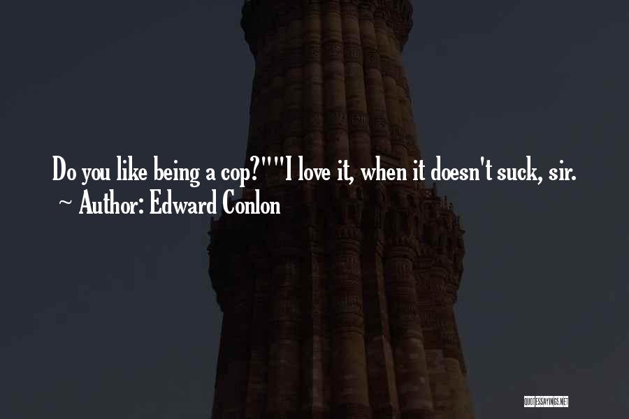 Job You Love Quotes By Edward Conlon