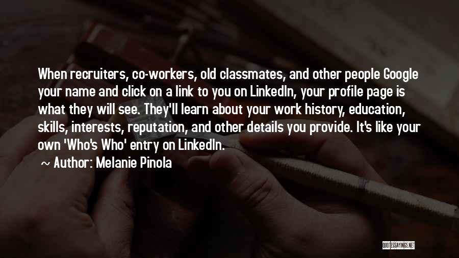 Jobs And Careers Quotes By Melanie Pinola