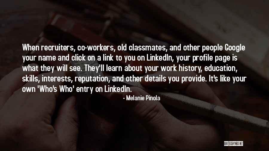 Jobs And Careers Quotes By Melanie Pinola