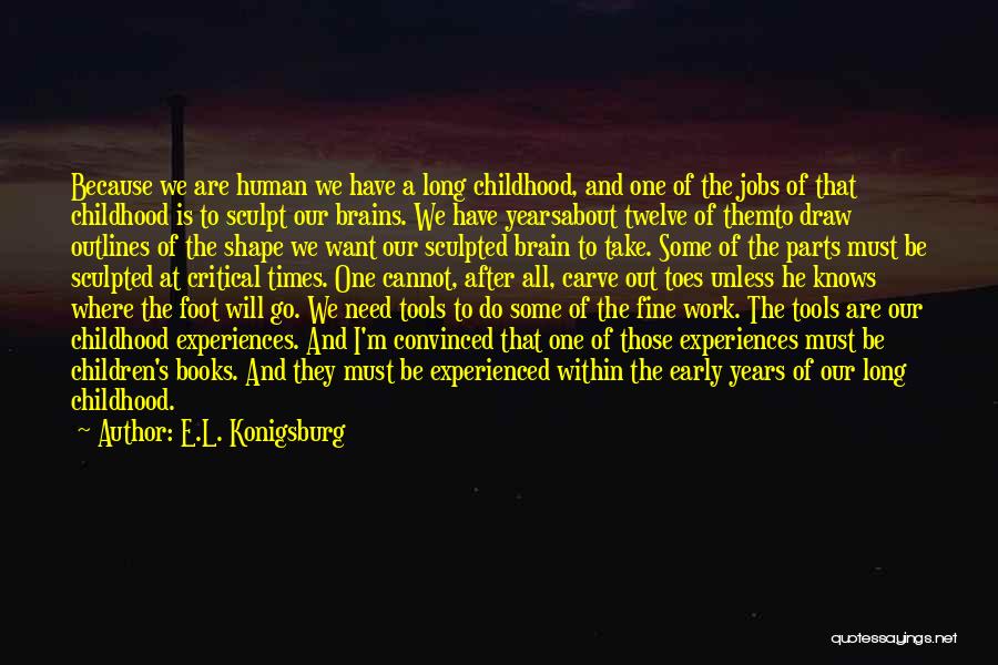 Jobs And Life Quotes By E.L. Konigsburg