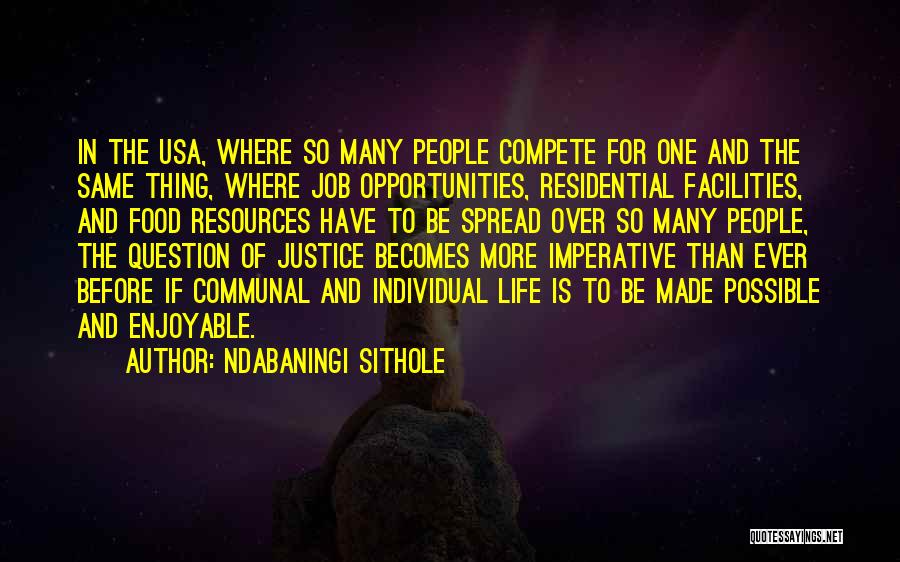 Jobs And Life Quotes By Ndabaningi Sithole