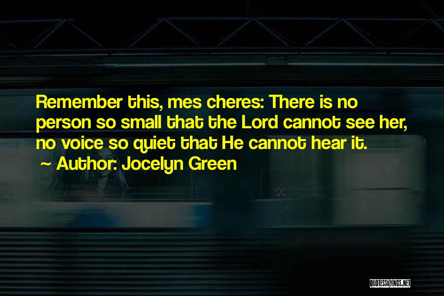 Jocelyn Green Quotes 1200472