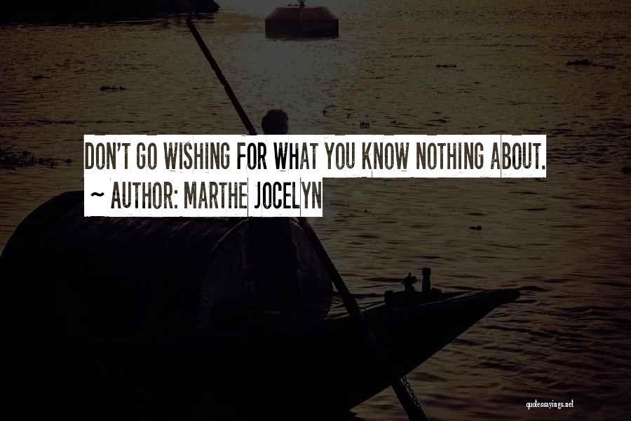 Jocelyn Quotes By Marthe Jocelyn