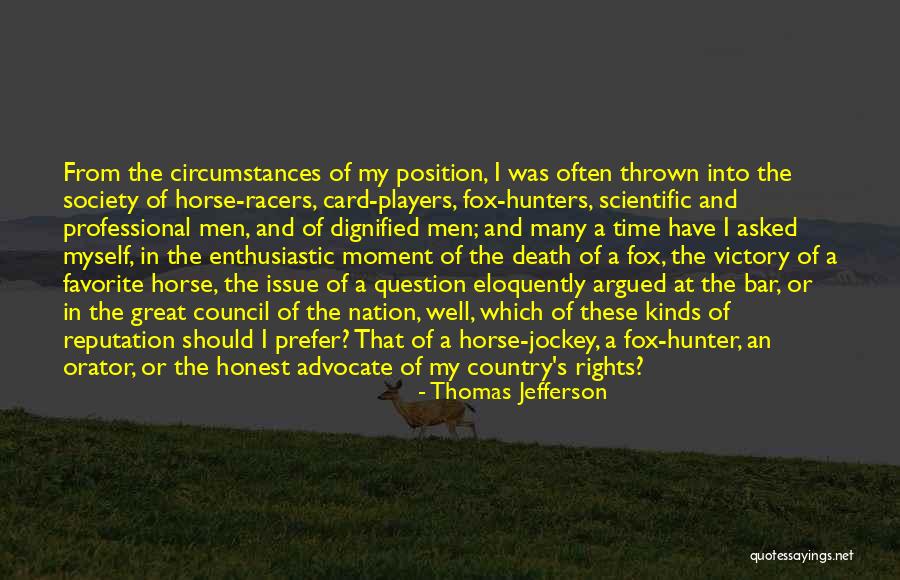 Jockey Quotes By Thomas Jefferson Jockey Quotes By Thomas Jefferson
