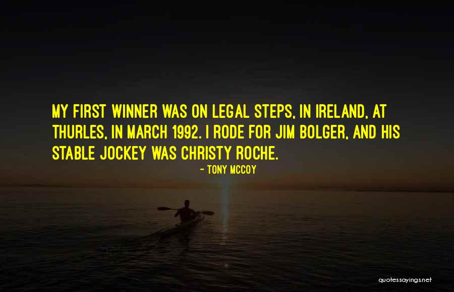 Jockey Quotes By Tony McCoy Jockey Quotes By Tony McCoy