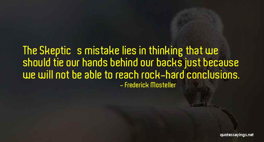 Jocking Quotes By Frederick Mosteller Jocking Quotes By Frederick Mosteller