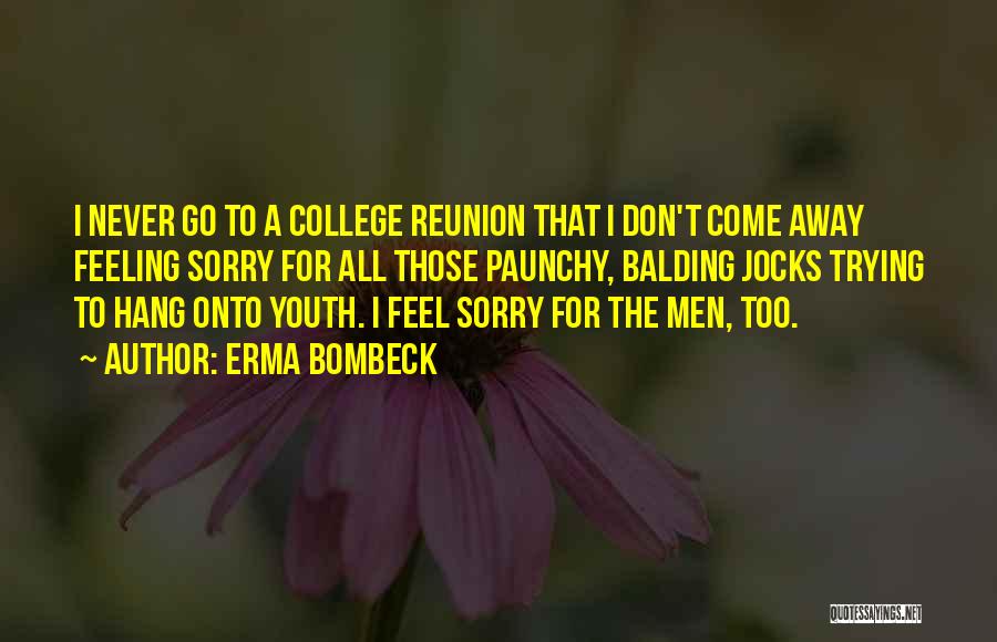 Jocks Quotes By Erma Bombeck