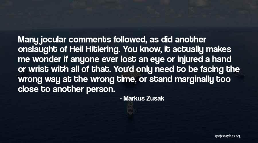 Jocular Quotes By Markus Zusak Jocular Quotes By Markus Zusak