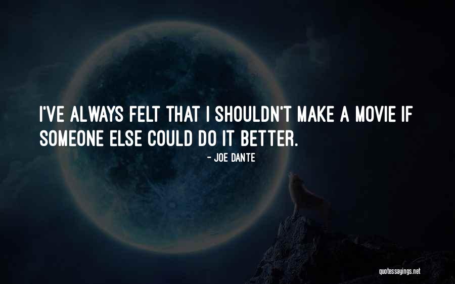 Joe Dante Quotes 394263 Joe Dante Quotes 394263