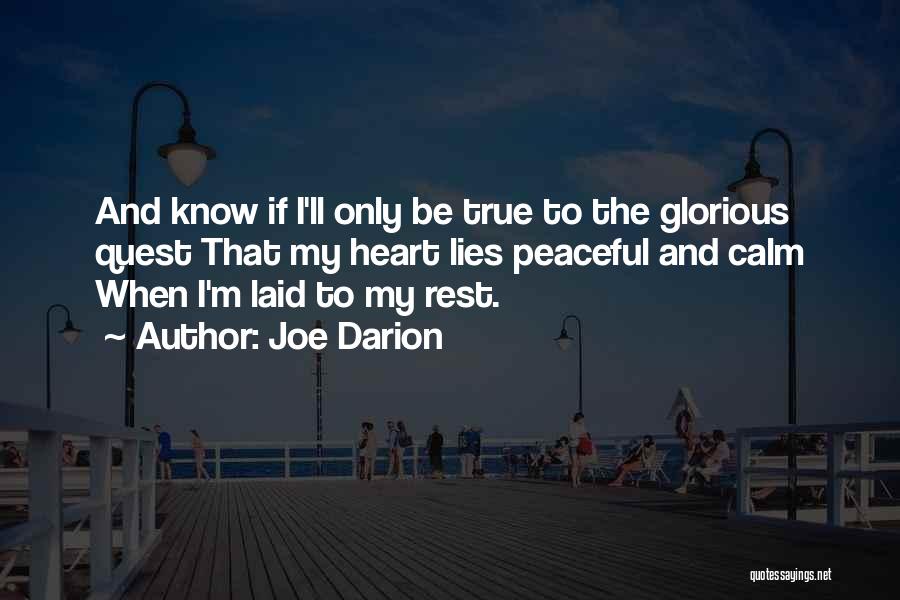 Joe Darion Quotes 505108