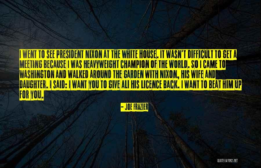 Joe Frazier Quotes 120758 Joe Frazier Quotes 120758