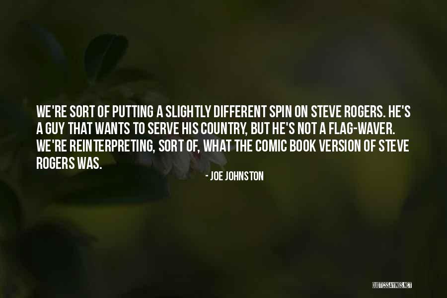 Joe Johnston Quotes 371250