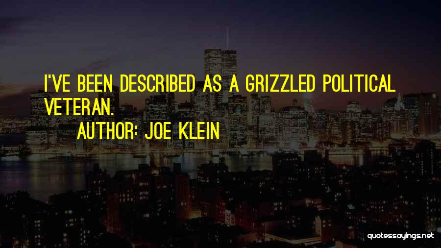 Joe Klein Quotes 1797269