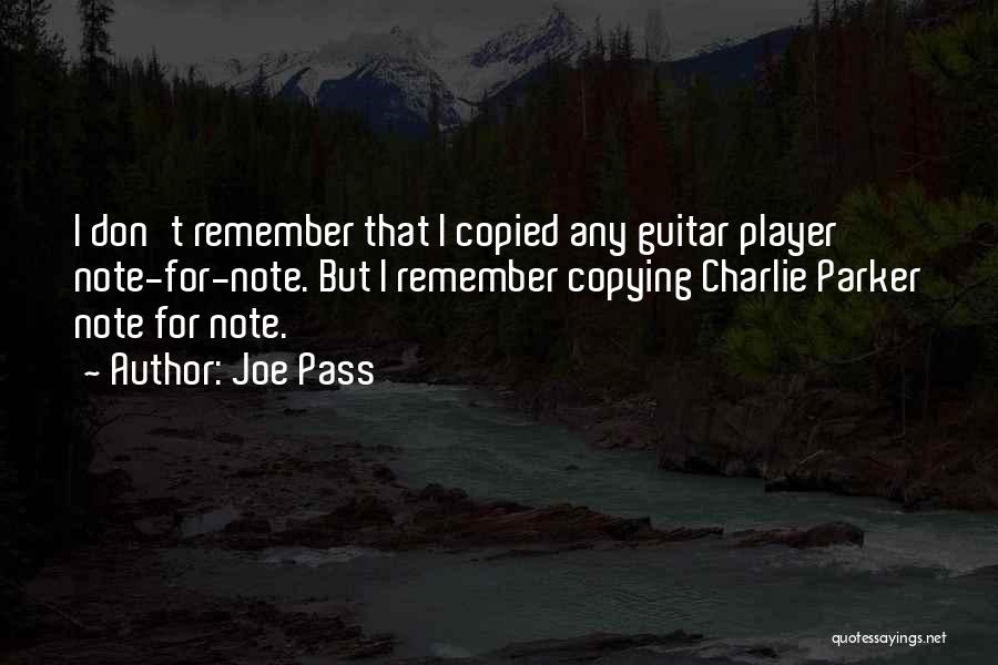 Joe Pass Quotes 1715773