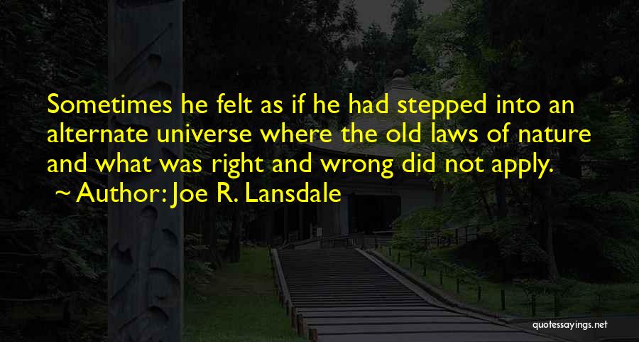 Joe R. Lansdale Quotes 1343914