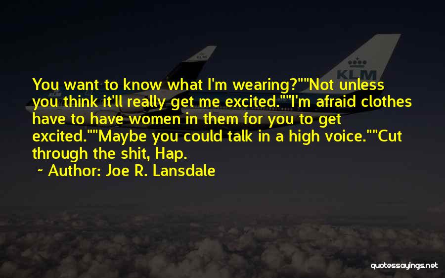 Joe R. Lansdale Quotes 715120