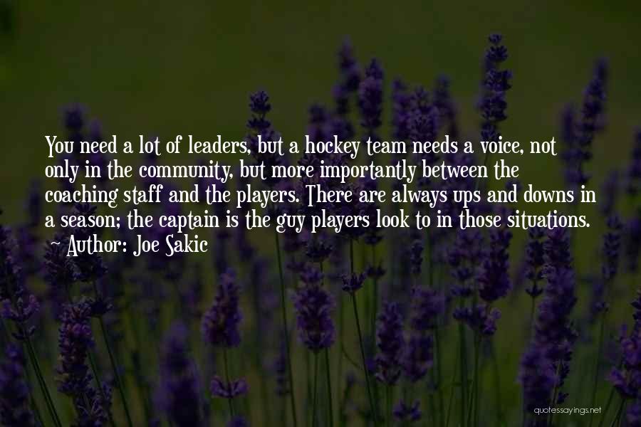 Joe Sakic Quotes 149265