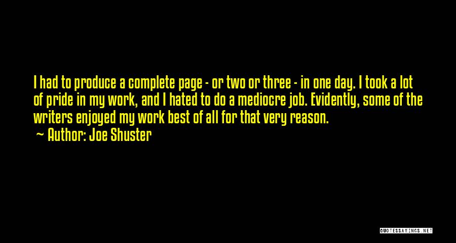 Joe Shuster Quotes 813816