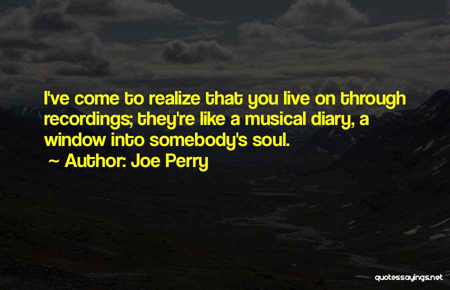 Joe Somebody Quotes By Joe Perry