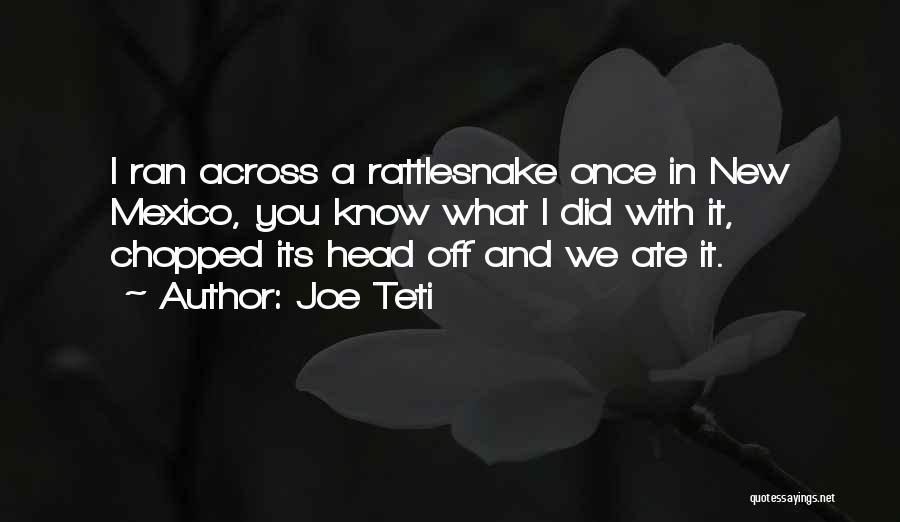 Joe Teti Quotes 1846376