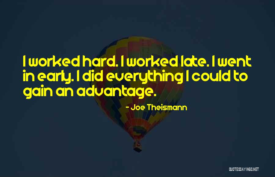 Joe Theismann Quotes 365937