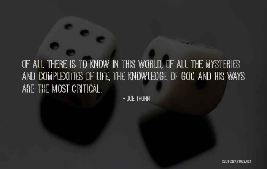 Joe Thorn Quotes 1646201 Joe Thorn Quotes 1646201