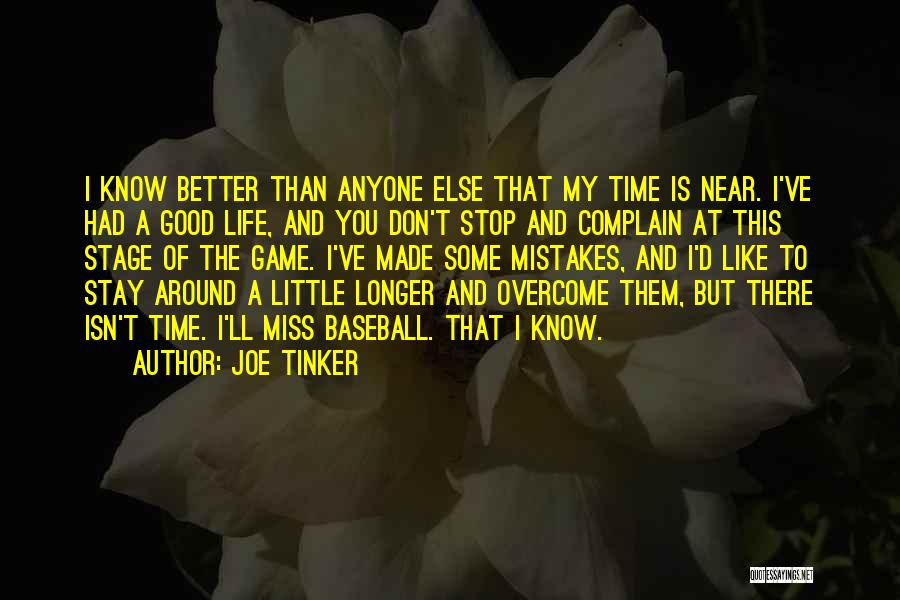 Joe Tinker Quotes 2135307