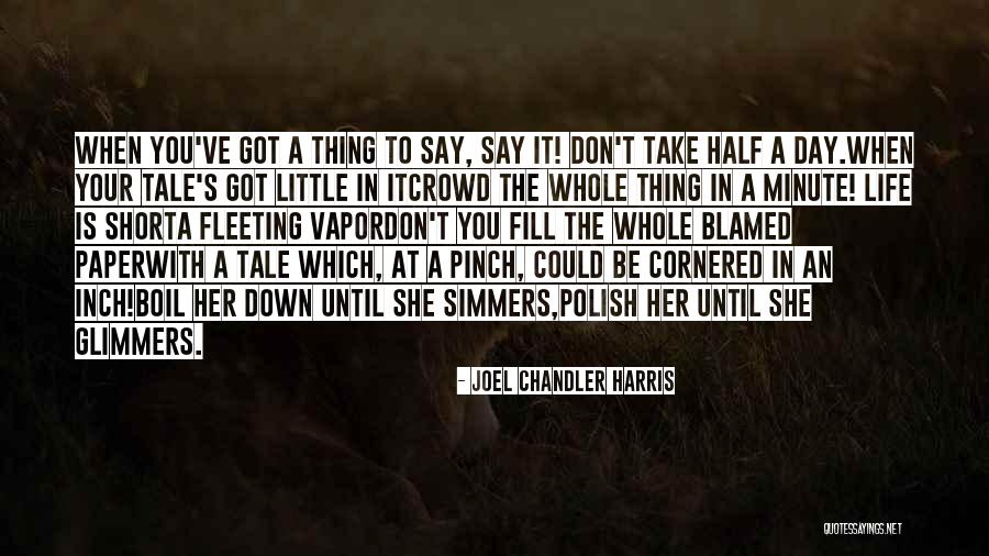 Joel Chandler Harris Quotes 1500227