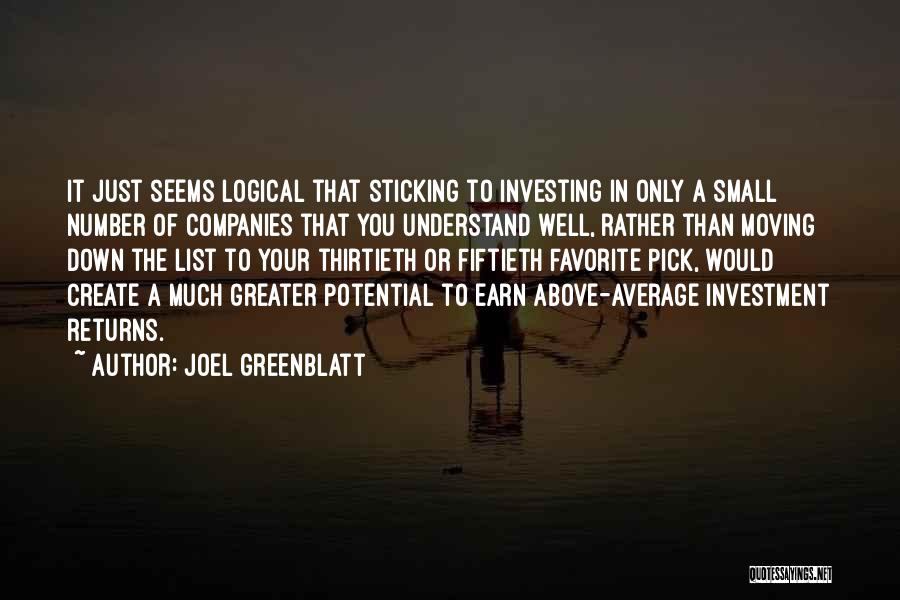 Joel Greenblatt Quotes 224197