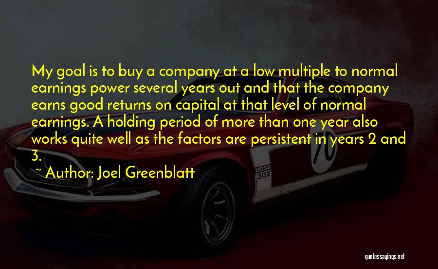 Joel Greenblatt Quotes 354694