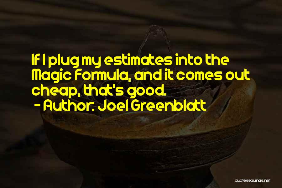 Joel Greenblatt Quotes 615330