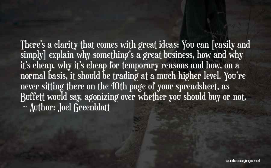 Joel Greenblatt Quotes 766419