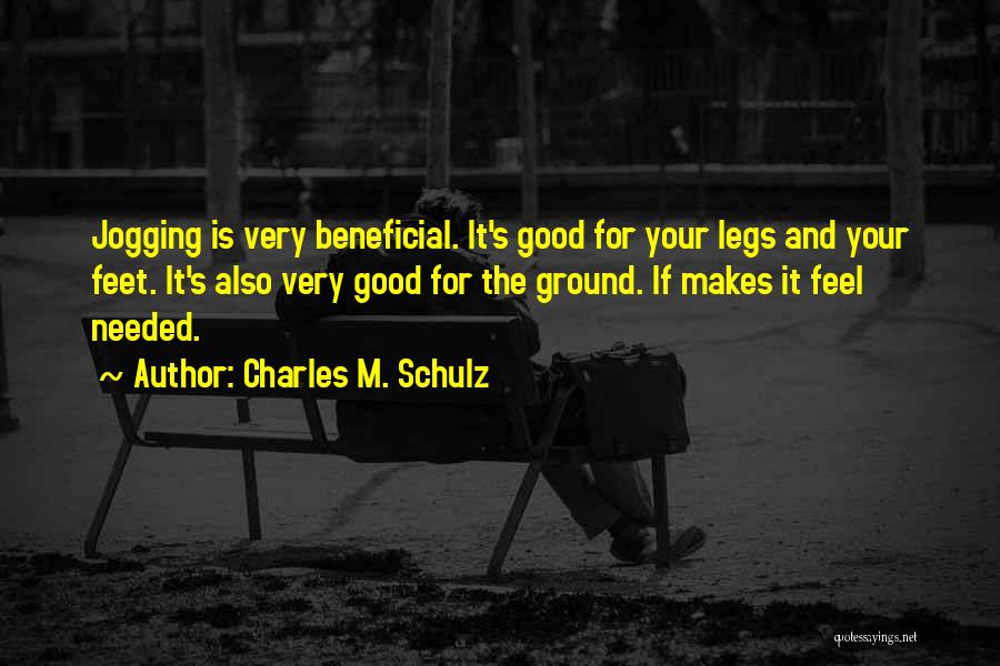 Jogging Quotes By Charles M. Schulz