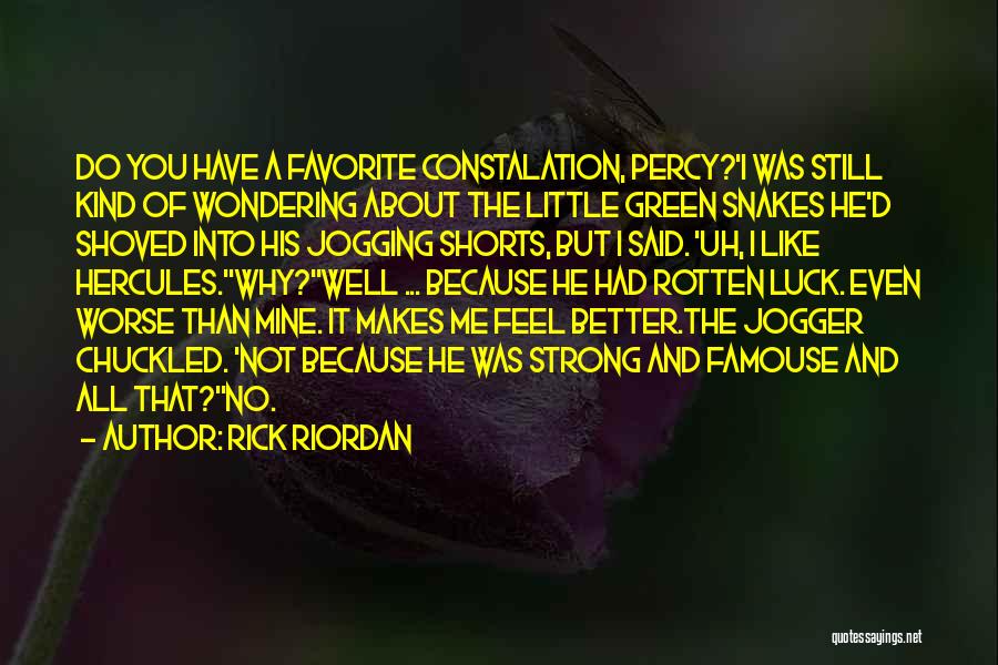 Jogging Quotes By Rick Riordan
