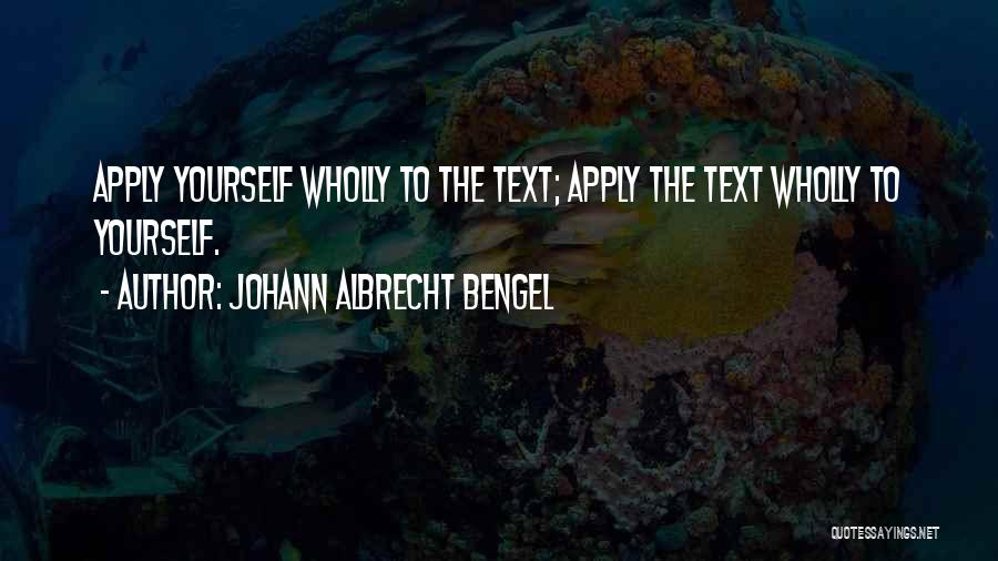 Johann Albrecht Bengel Quotes 1934677