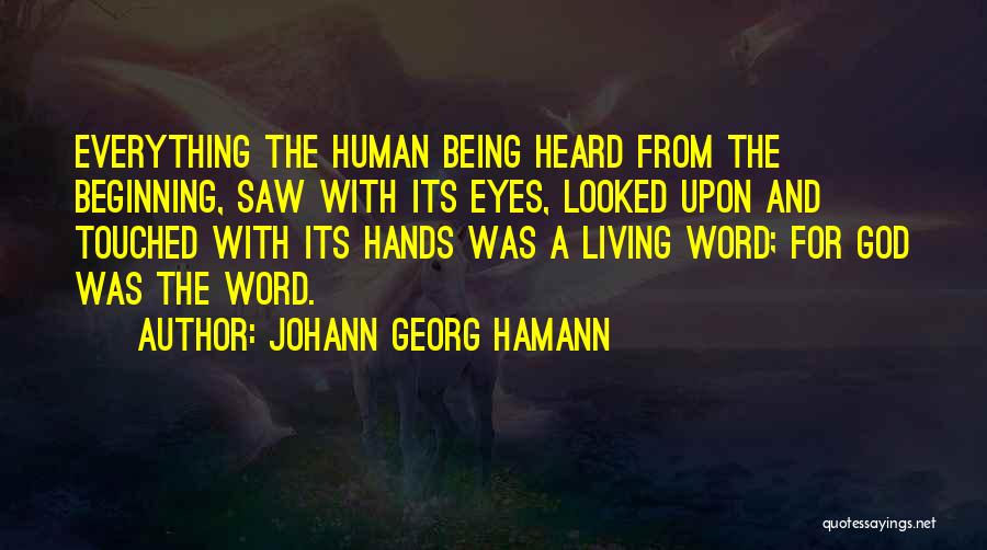 Johann Georg Hamann Quotes 782013