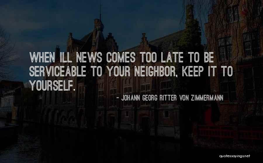 Johann Georg Ritter Von Zimmermann Quotes 1997625 Johann Georg Ritter Von Zimmermann Quotes 1997625