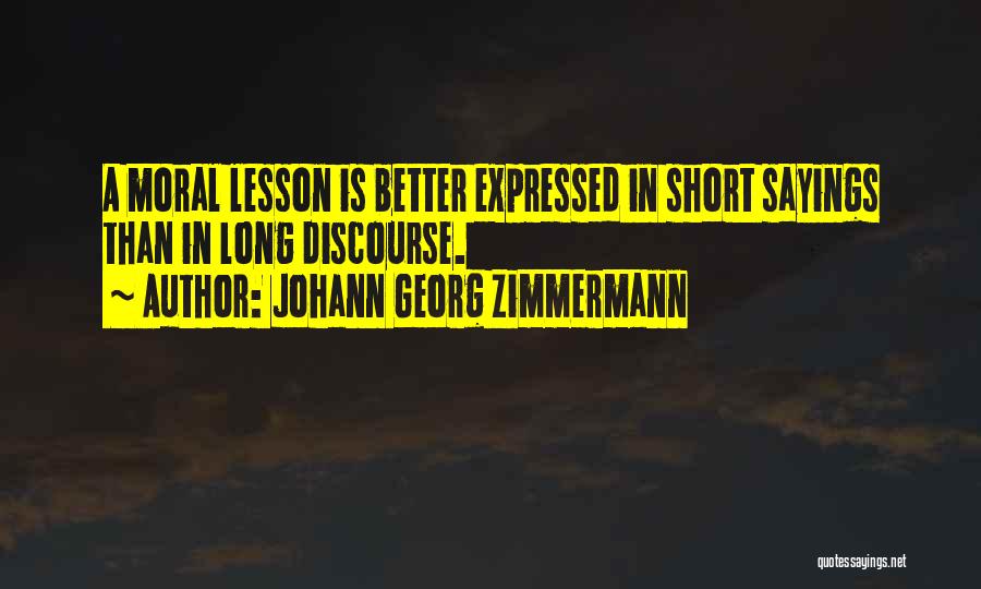 Johann Georg Zimmermann Quotes 1138661