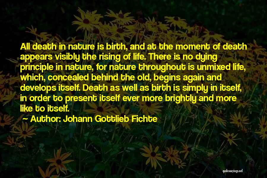 Johann Gottlieb Fichte Quotes 1829270