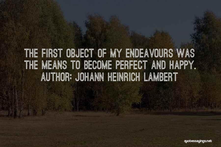 Johann Heinrich Lambert Quotes 1264338