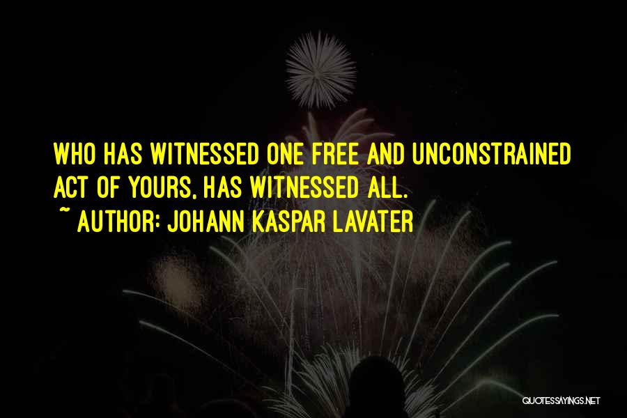 Johann Kaspar Lavater Quotes 285719