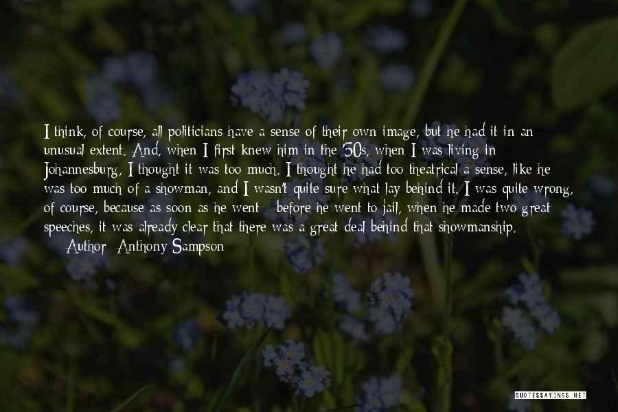 Johannesburg Quotes By Anthony Sampson