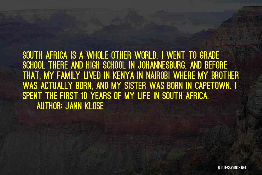 Johannesburg Quotes By Jann Klose