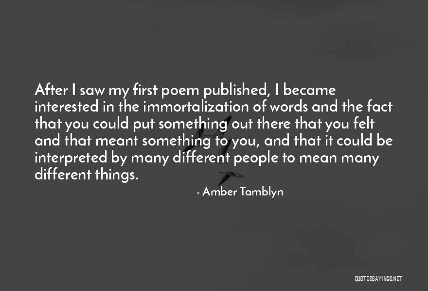 Johanns Waldkirchen Quotes By Amber Tamblyn Johanns Waldkirchen Quotes By Amber Tamblyn
