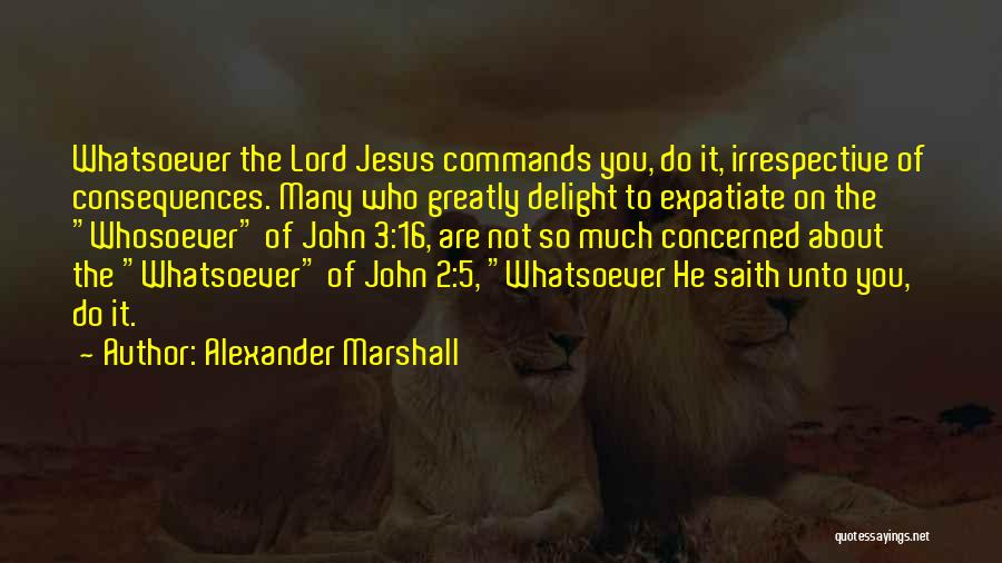 John 5 Quotes By Alexander Marshall